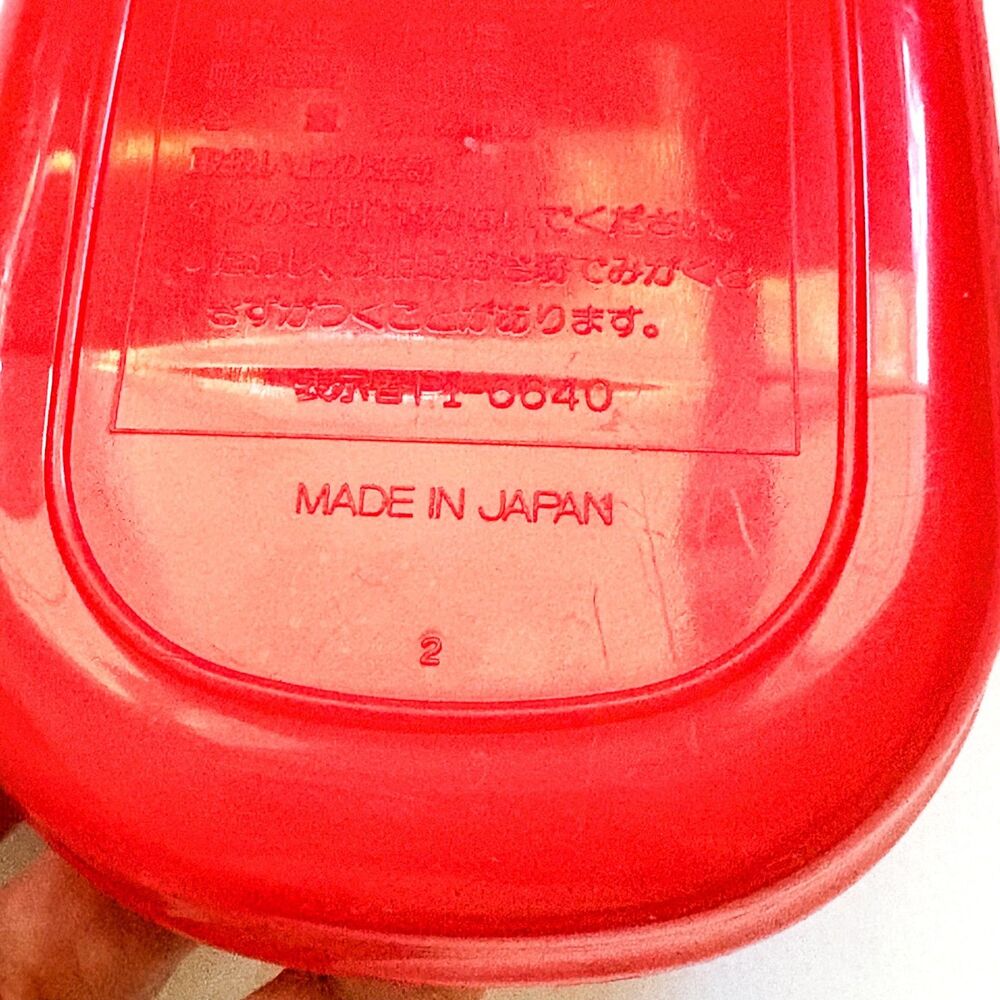 Vintage Hello Kitty Container Food Snacks Red White 1993 Made in Japan Good Cond - Picture 4 of 6